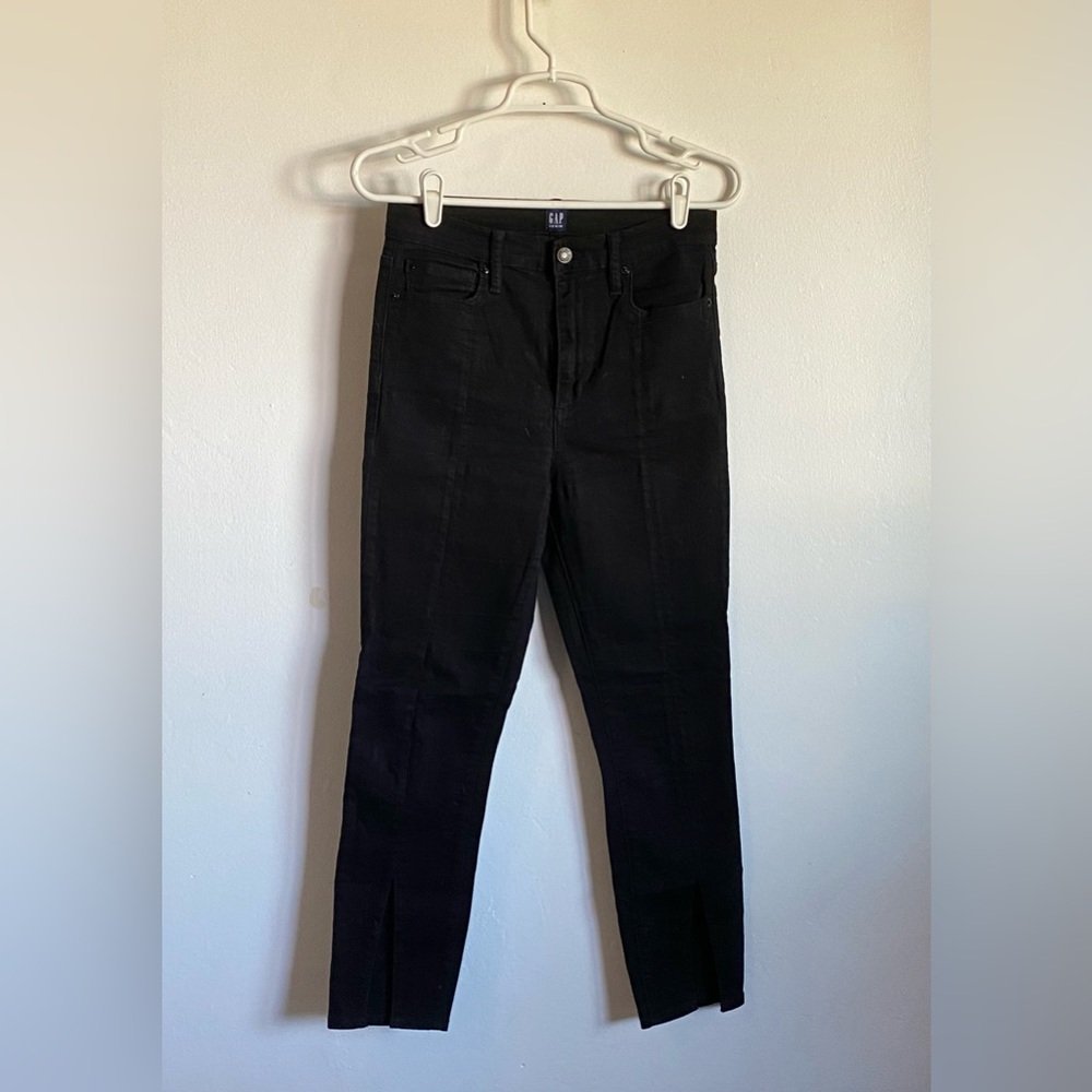Gap High Waisted Split Hem Skinny Jeans